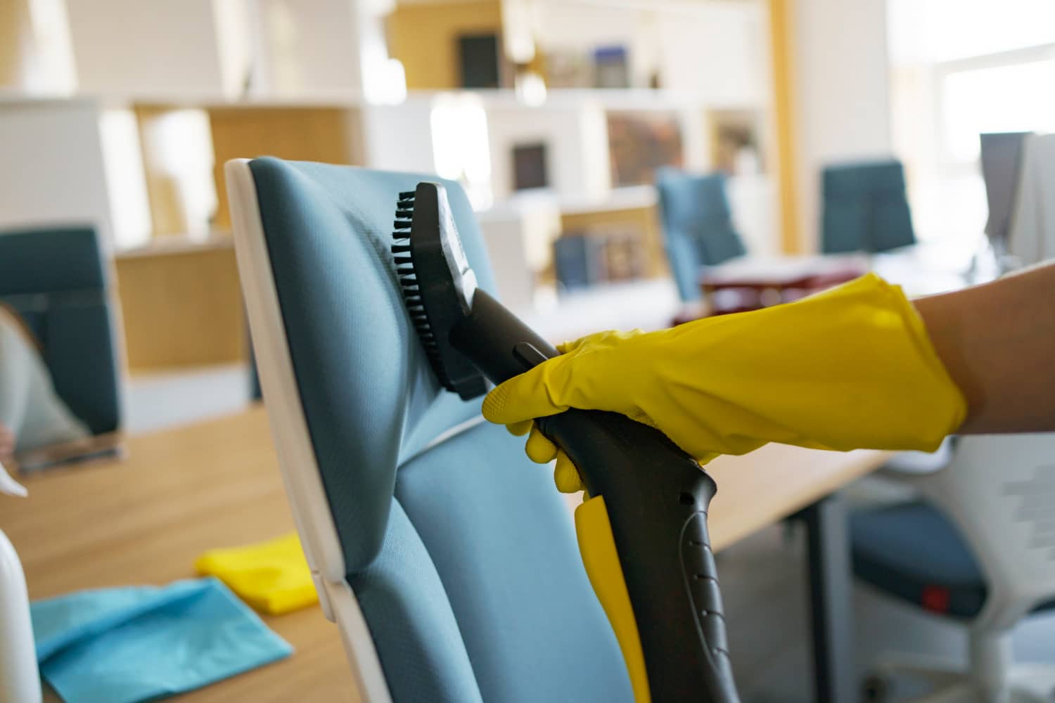 Living room after deep house cleaning service near me